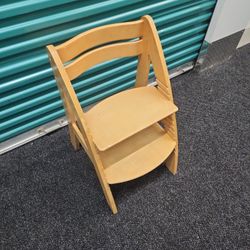 One Step Ahead “Grow With Me” Wooden Chair