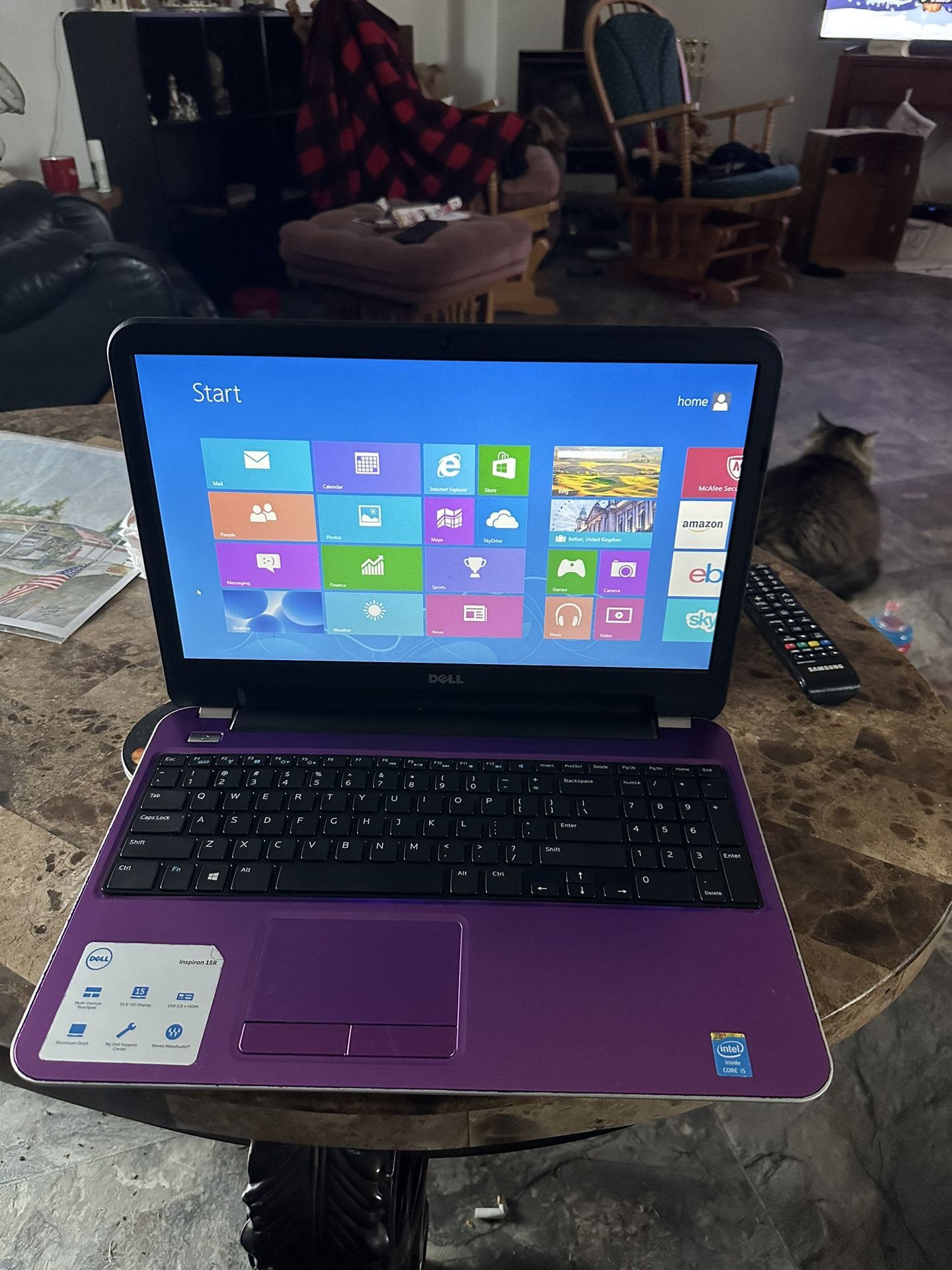 Purple Dell Laptop