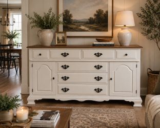 Beautifully refinished buffet
