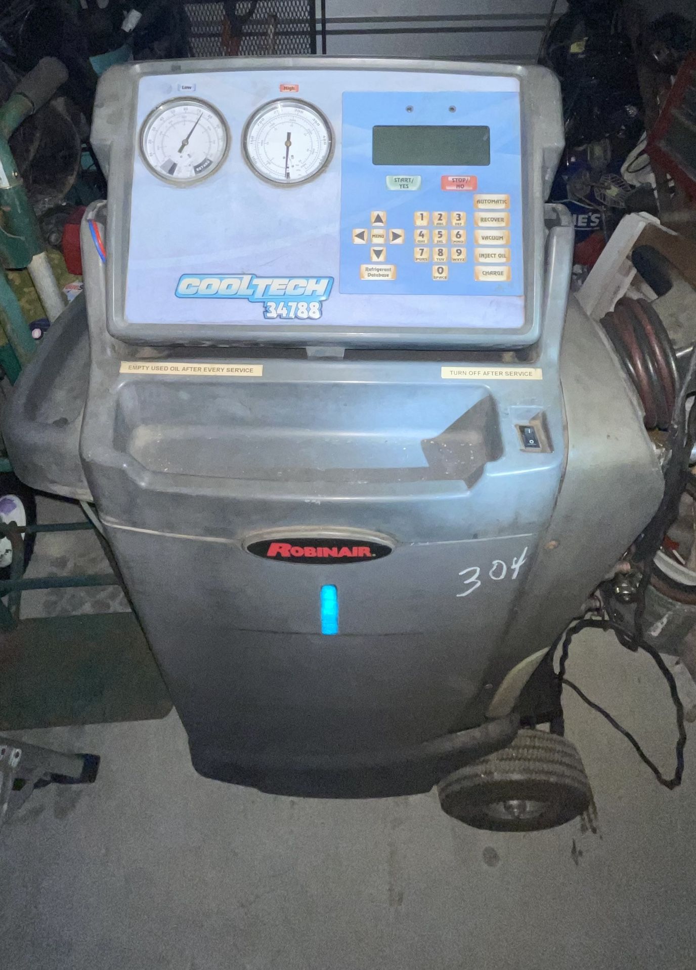 Refrigerant Recovery, Recycling, and Recharging Machine for Sale in