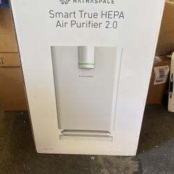 HATHASPACE Smart Air Purifiers - True HEPA Air Purifier, Cleaner & Filter for Allergies, Smoke, Pets - Eliminator of 99.9% of Dust, Pet Hair, Odors - 
