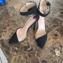 Forever Black High hills Shoes