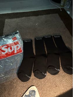Supreme socks black