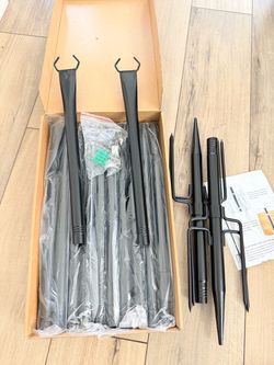 2 Pack 10Ft String Light Poles