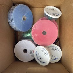 Assorted Event Supplies - Tickets, Tape, and Bingo Markers