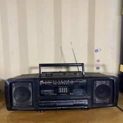 Vintage Panasonic MASH RX-DS202 Boombox AM/FM Radio Cassette CD Recorder 1992