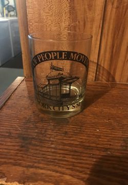 New York City subway glass