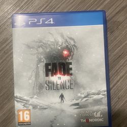 Fade To Silence PS4