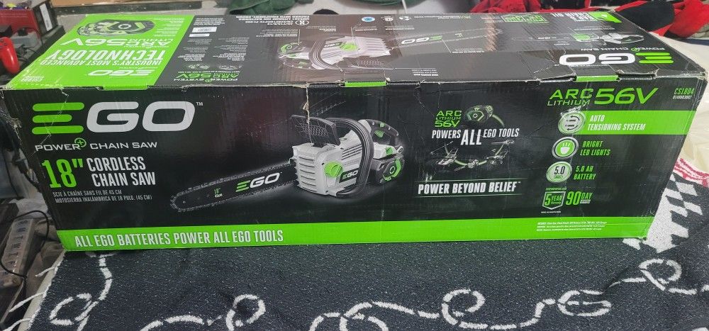 EGO 18 INCH CHAINSAW BRAND NEW TOOL ONLY  $170