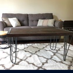 Coffee Table With Hairpin Legs
