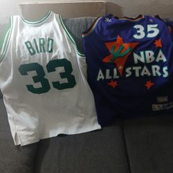 Larry Bird & Grant Hill Jersey 