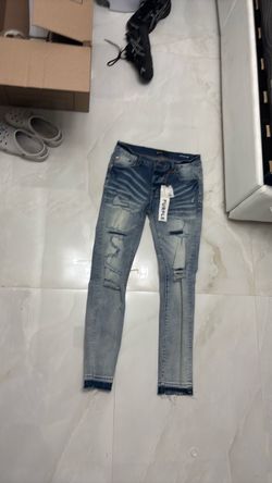 Purple Brand Distressed Skinny Jeans size 32 (WT)