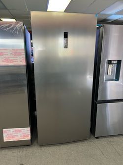 Element stainless steel fridge/freezer