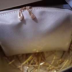 Make Up Bag With Gold Box