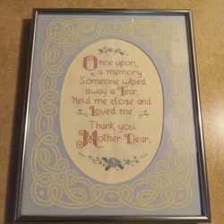 Cross Knit Pattern Picture For Mother 