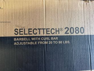BowFlex SelectTech 2080 Barbell and Curl Bar (Brand New)…. Home Gym Fitness… $400 Price Is Firm!!!
