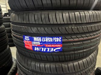 4 New 245/45R17 Delium tires with free Mount and Balance 245-45-17
