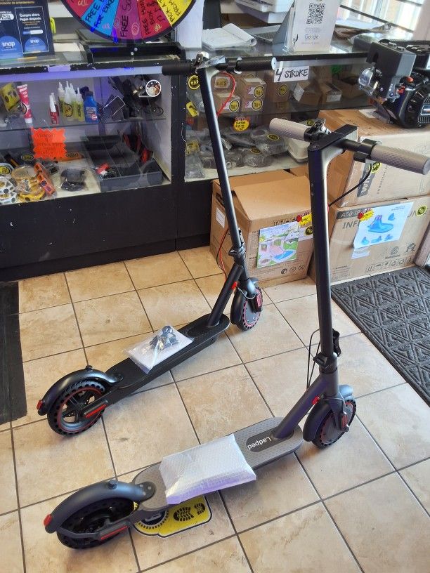 Electric Scooters Brand New Only  $299 Or Make $20 Monthly Payments  We Located At 1400 Niles St Bakersfield Ca MG'S BIKE SHOP Affordable Prices 