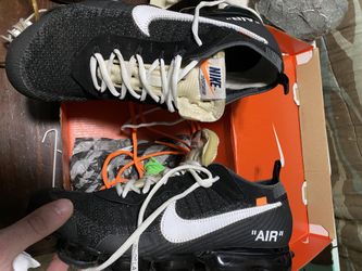 Size 11 Off White X NIKE Vapormax (BLK) 