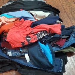 Bag Full Of Boys Clothes Size 5,6, 