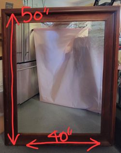 Vintage MIRROR - SOLID WOOD FRAME