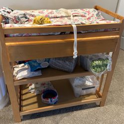 Changing Table With Changing Pad And Cover Free