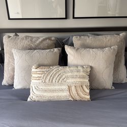 Set of 5 Decorative/Dress Cushions