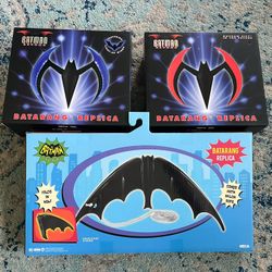 Batman Beyond And Batman Classic Batarang TV Series Lot