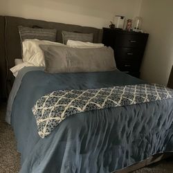 Queen Bed, Queen Bed Frame , Queen Box Spring