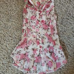 Vintage Style Corset Top. Size Small