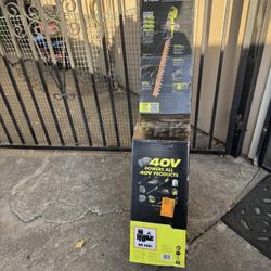 RYOBI 40V HP Brushless 26 in. Cordless Battery Hedge Trimmer with 2.0 Ah Battery and Charger