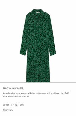 Printed Shirt Dress