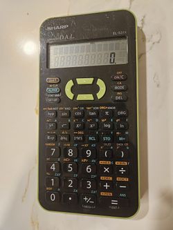 Sharp Advanced D.A.L Scientific Calculator. EL-531X. Cover. Tested. New Batteries