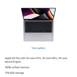Apple MacBook Pro 14 Inch M1 Chip 