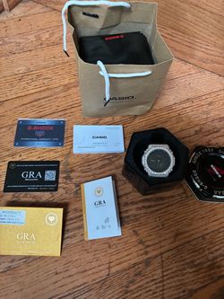 Casio G-Shock Watch moissanite