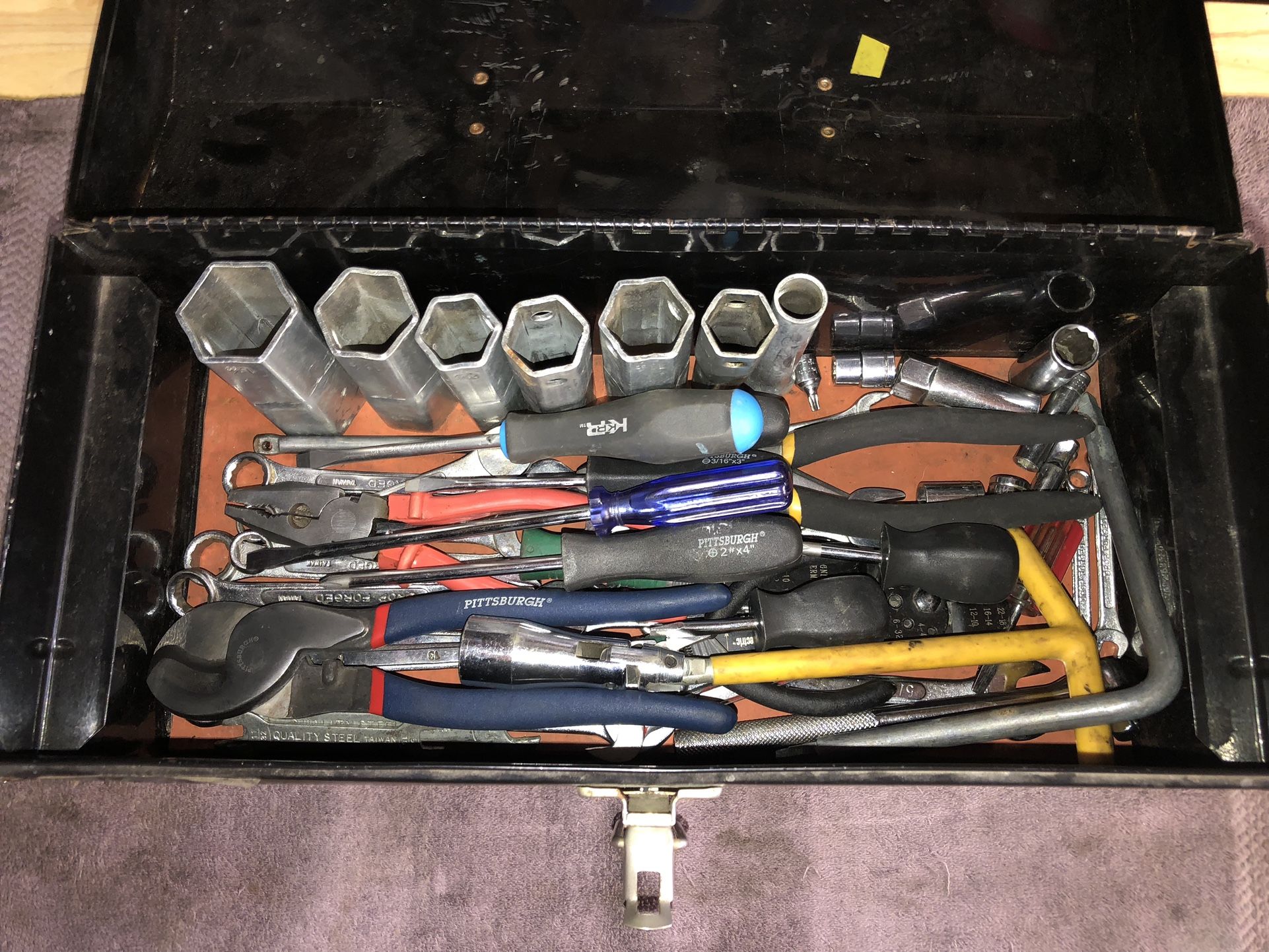 Tool Box With Tools 