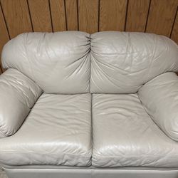 Leather Loveseat