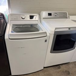 Lg washer with Maytag dryer combo with warranty
