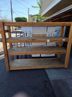 Wooden Shelving as is free