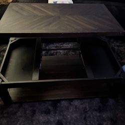 Sonoma Espresso Lift Top Storage Coffee Table