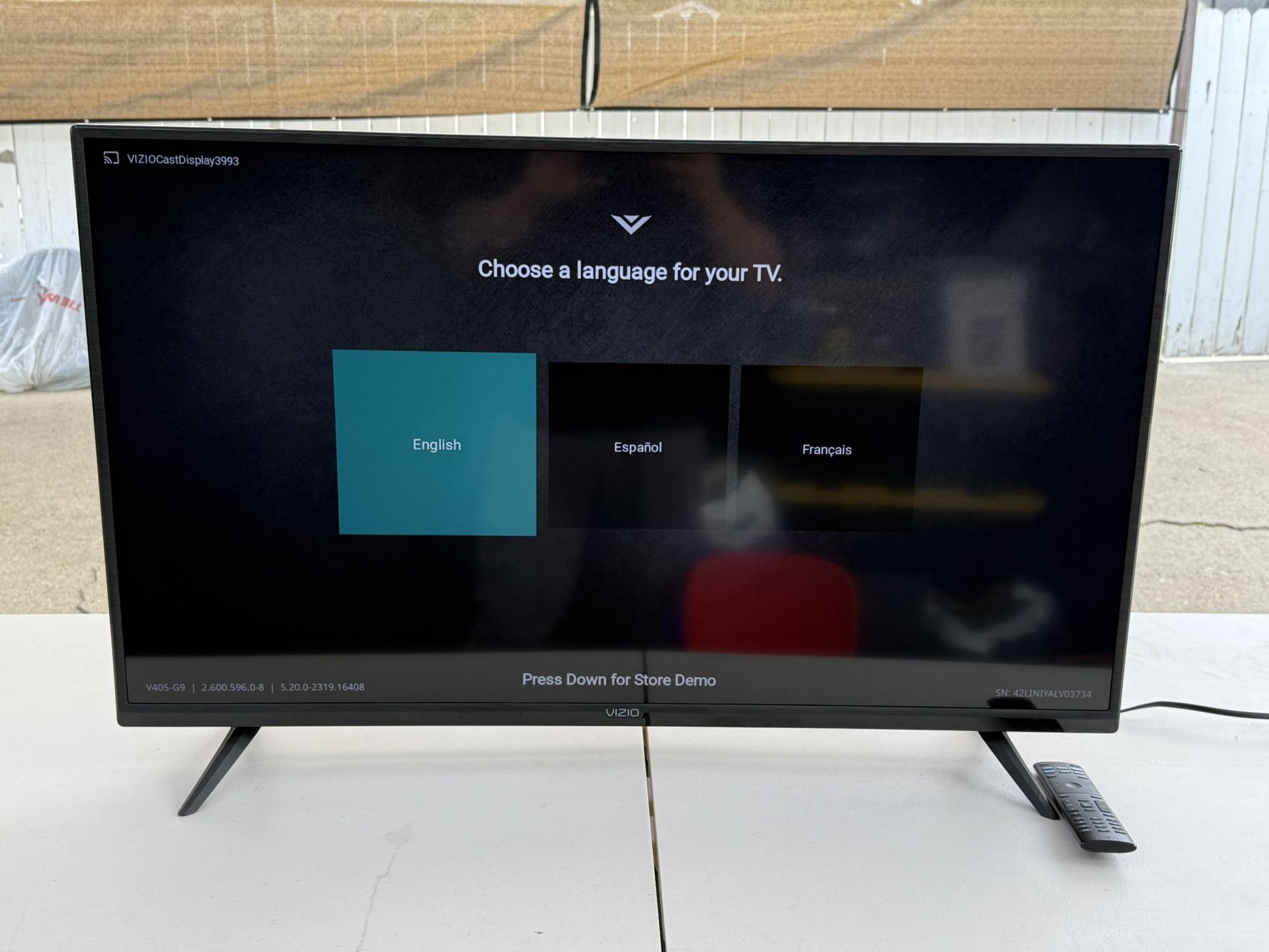 Vizio 40” 4K Smart TV (V405-G9) – Great Condition