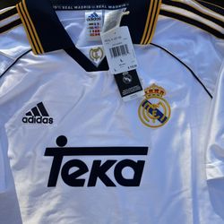 adidas Real Madrid Mens 99/00 Home Jersey