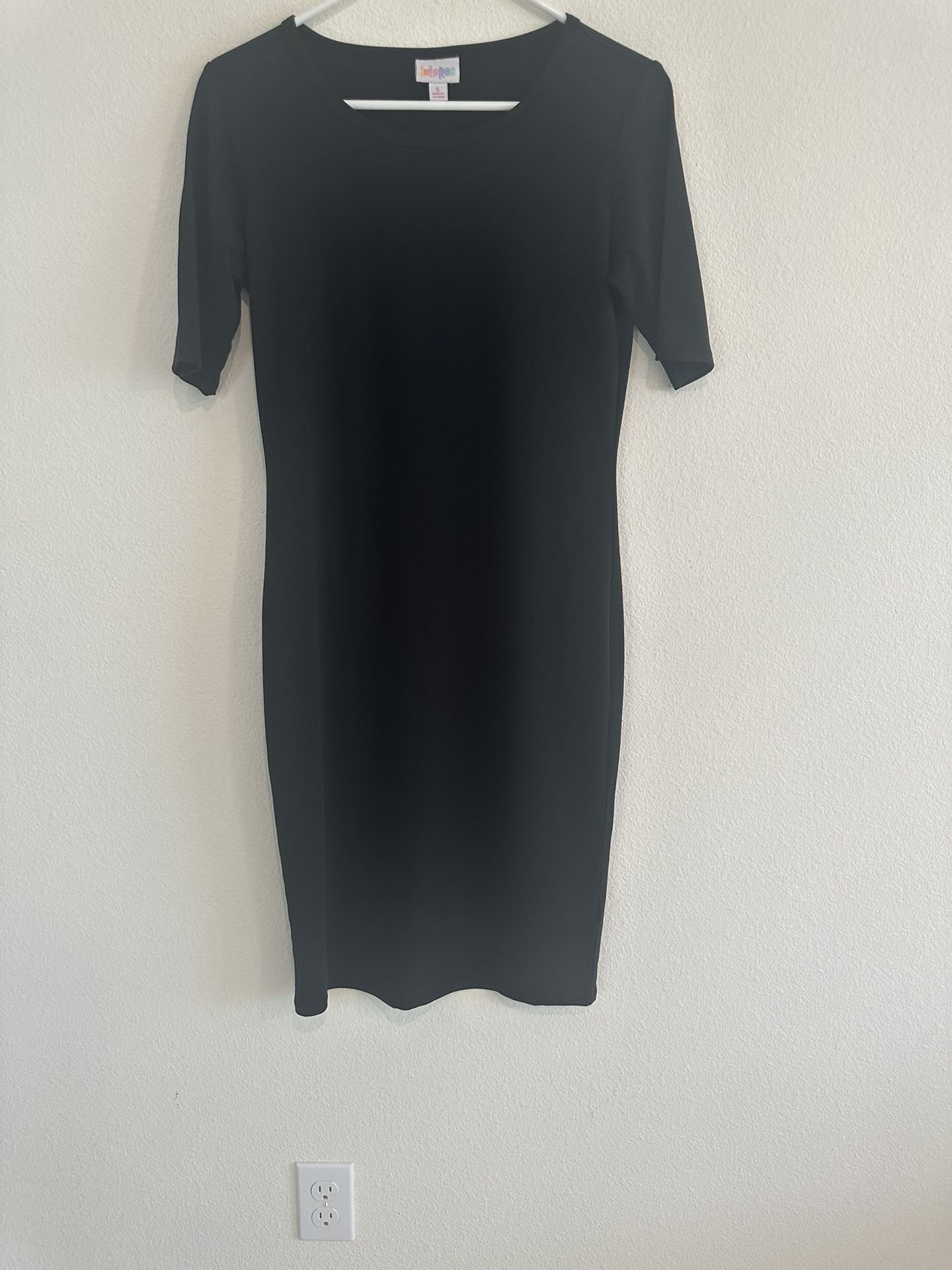 LuLaRoe Solid Black Dress