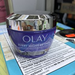 Olay Every Night Retinol + Collagen Peptide & 10% Hydrators Moisturizer