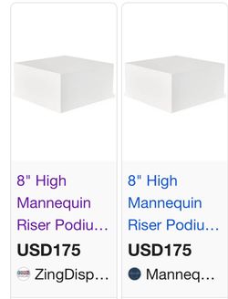 Plataformas para maniquí