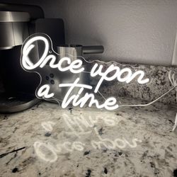 Once Upon A Time Neon LED Light Backdrop 