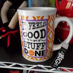 New Large Coffee Mug W Tag