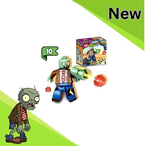 Plants Vs Zombie Lego Figure Zombie