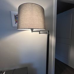 IKEA “Halkip” Floor Lamp Base & Shade