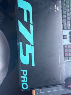 AULA F75 Pro Wireless Mechanical Keyboard Gasket Mount RGB Hot-Swappable Blue Gradient